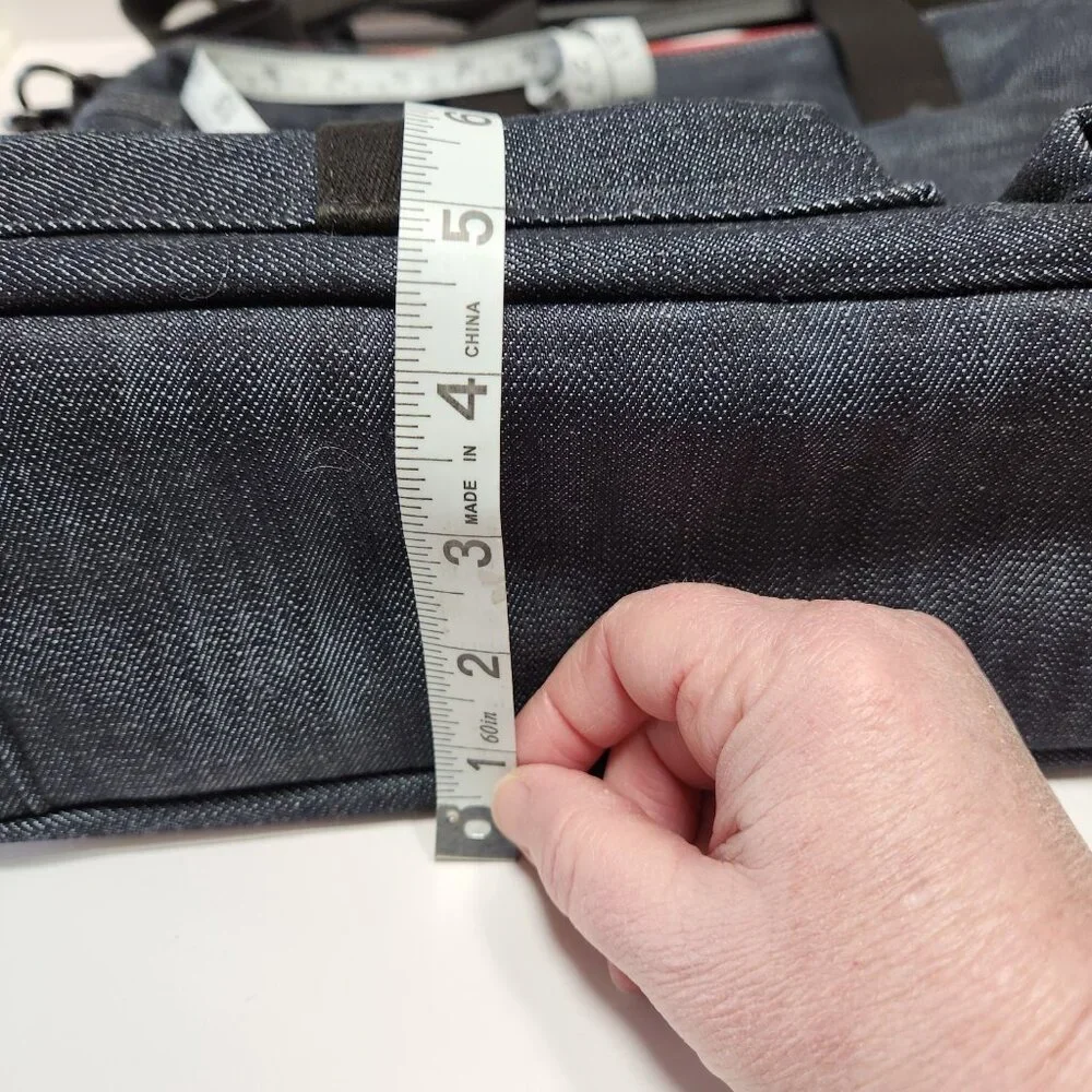 Tumi T Tech Denim Messenger Bag Essential Gear